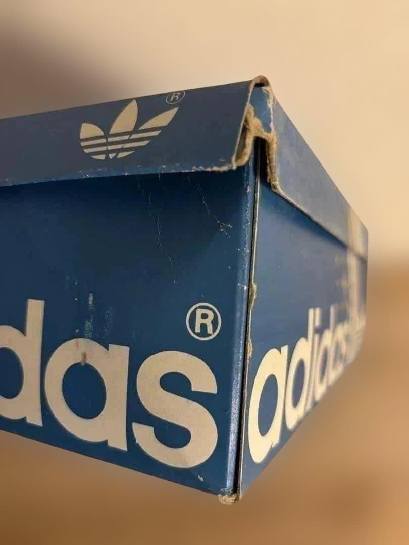 80s Vintage adidas Blue Boxフランス製カントリー