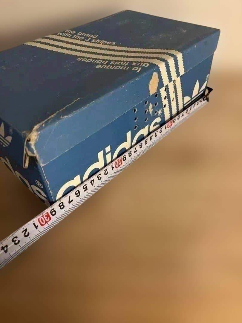 80s Vintage adidas Blue Boxフランス製カントリー