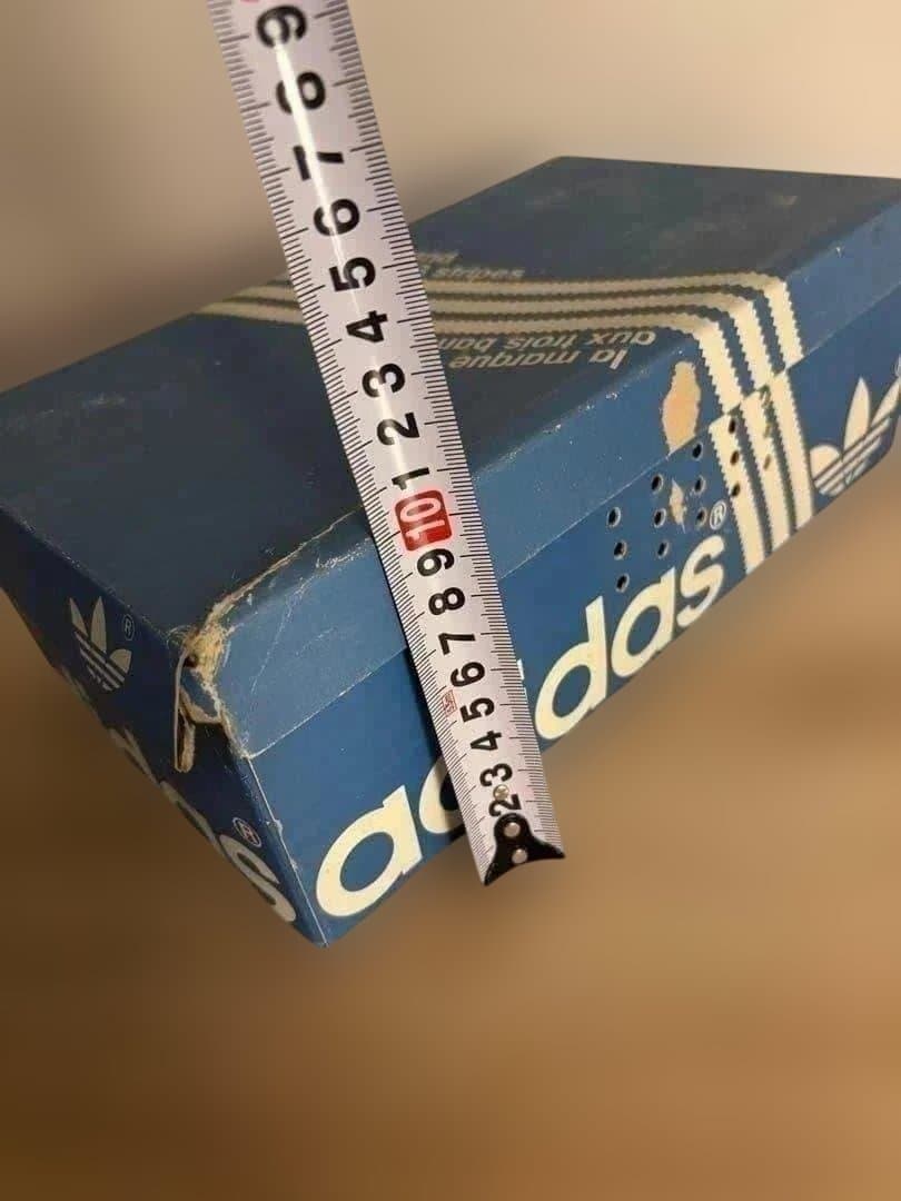 80s Vintage adidas Blue Boxフランス製カントリー
