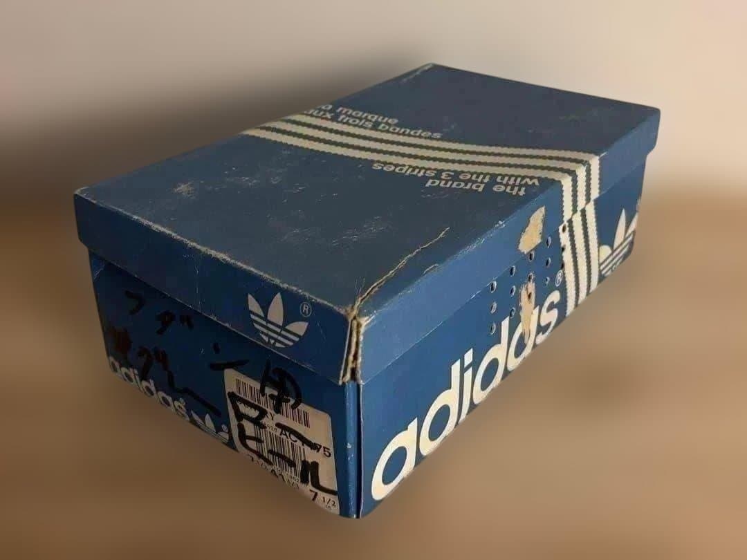 80s Vintage adidas Blue Boxフランス製カントリー