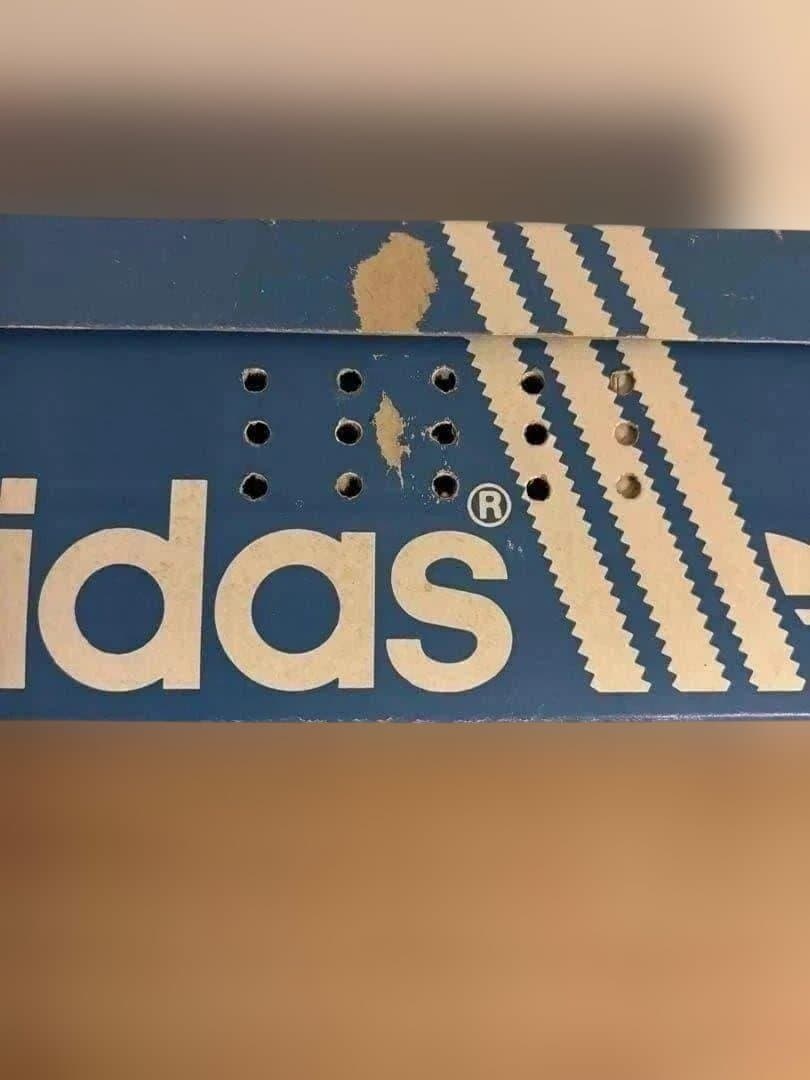 80s Vintage adidas Blue Boxフランス製カントリー