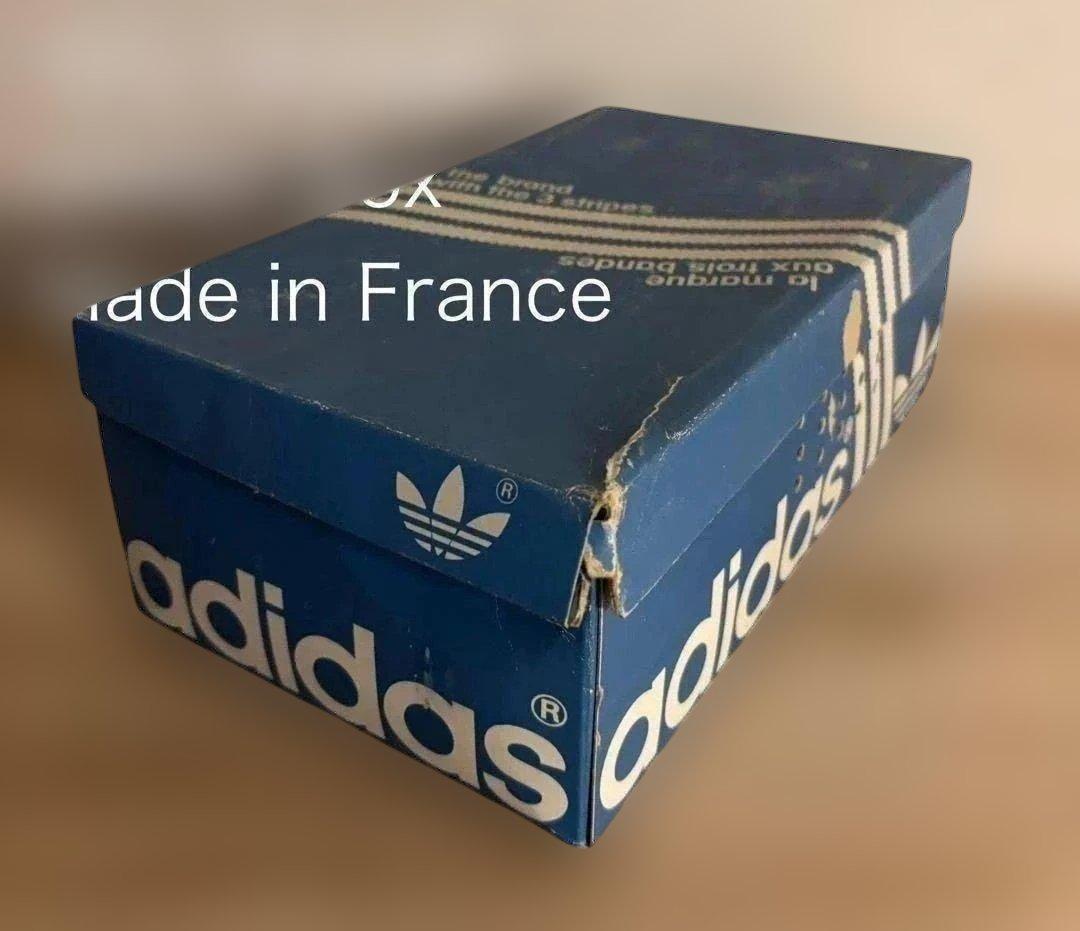 80s Vintage adidas Blue Boxフランス製カントリー