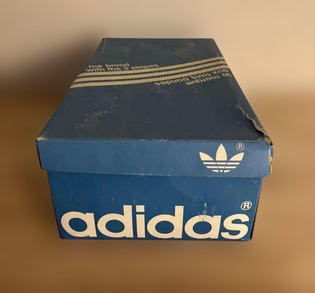 80s Vintage adidas Blue Boxフランス製カントリー