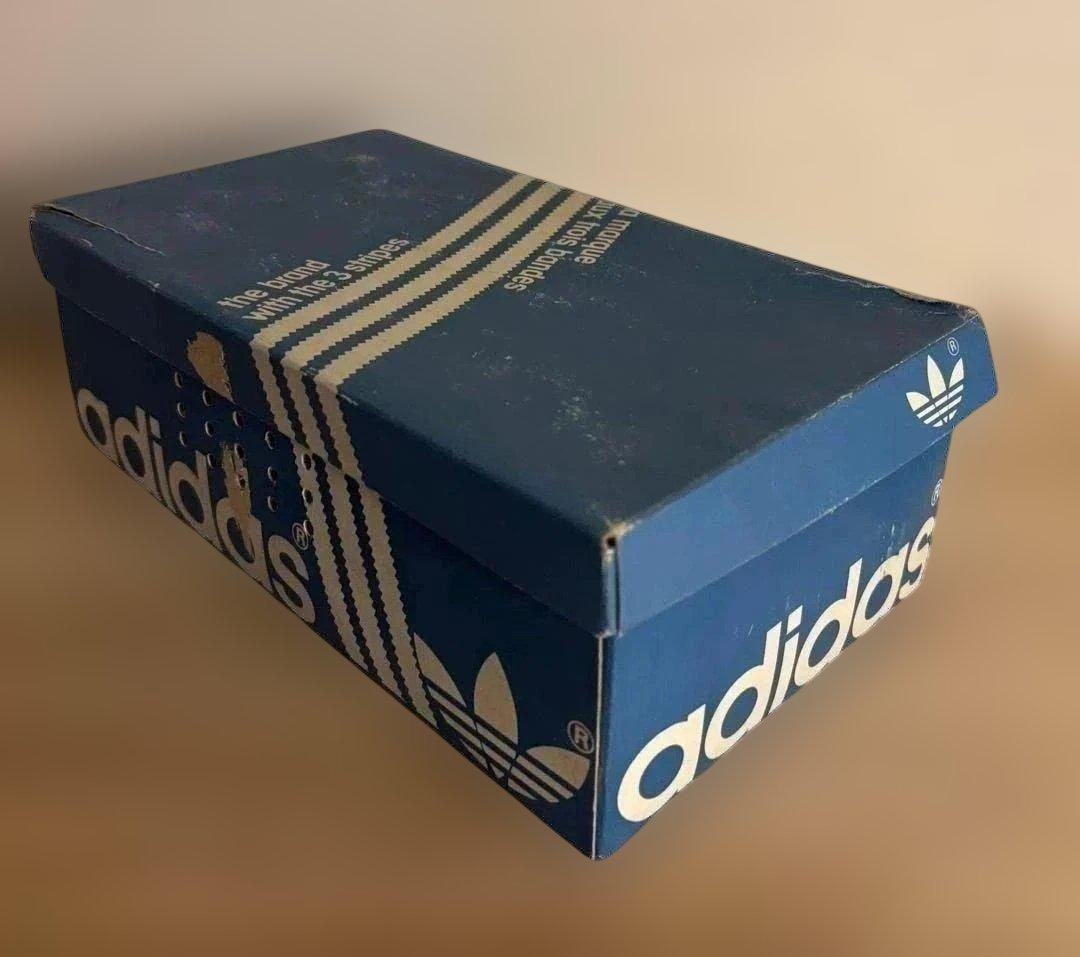 80s Vintage adidas Blue Boxフランス製カントリー