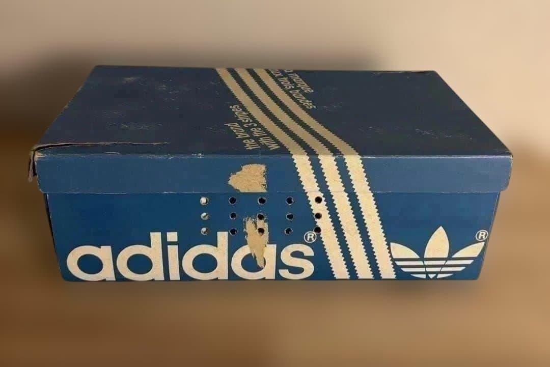 80s Vintage adidas Blue Boxフランス製カントリー