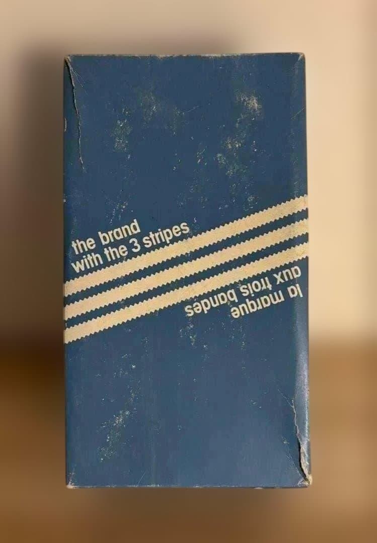 80s Vintage adidas Blue Boxフランス製カントリー