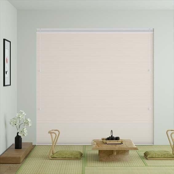 未使用　ハニカムシェード　シアーアイボリー　85.3×182