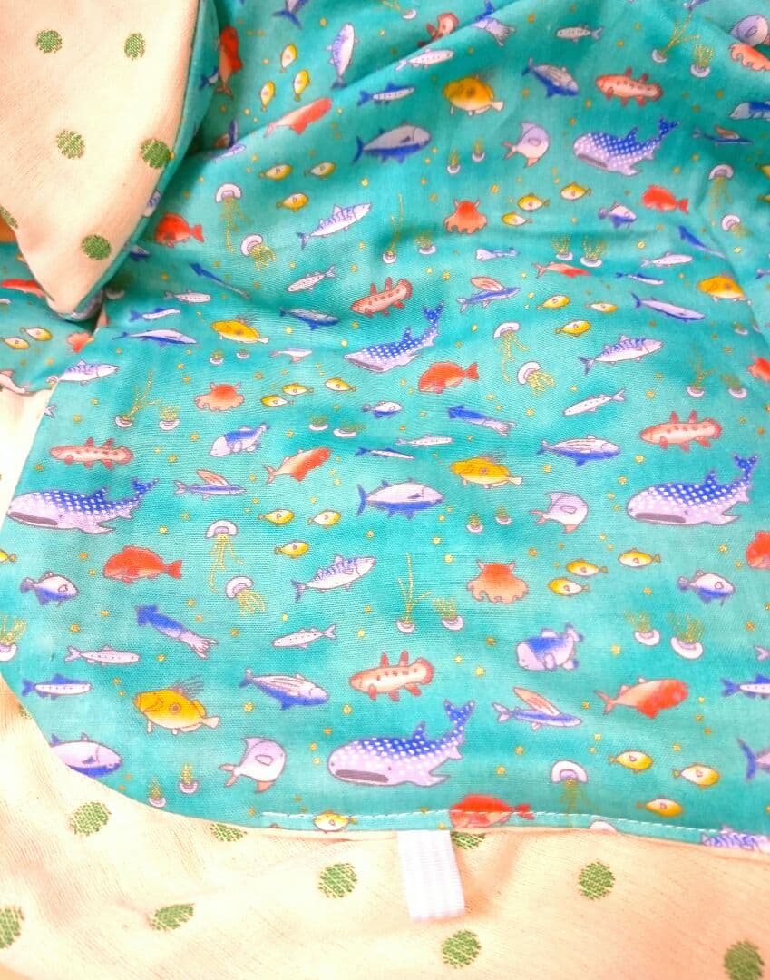 専用❤みかん＊超超特価⭐ふわとろ☆８重ガーゼ⭐特大ブランケット⭐魚＊水族館