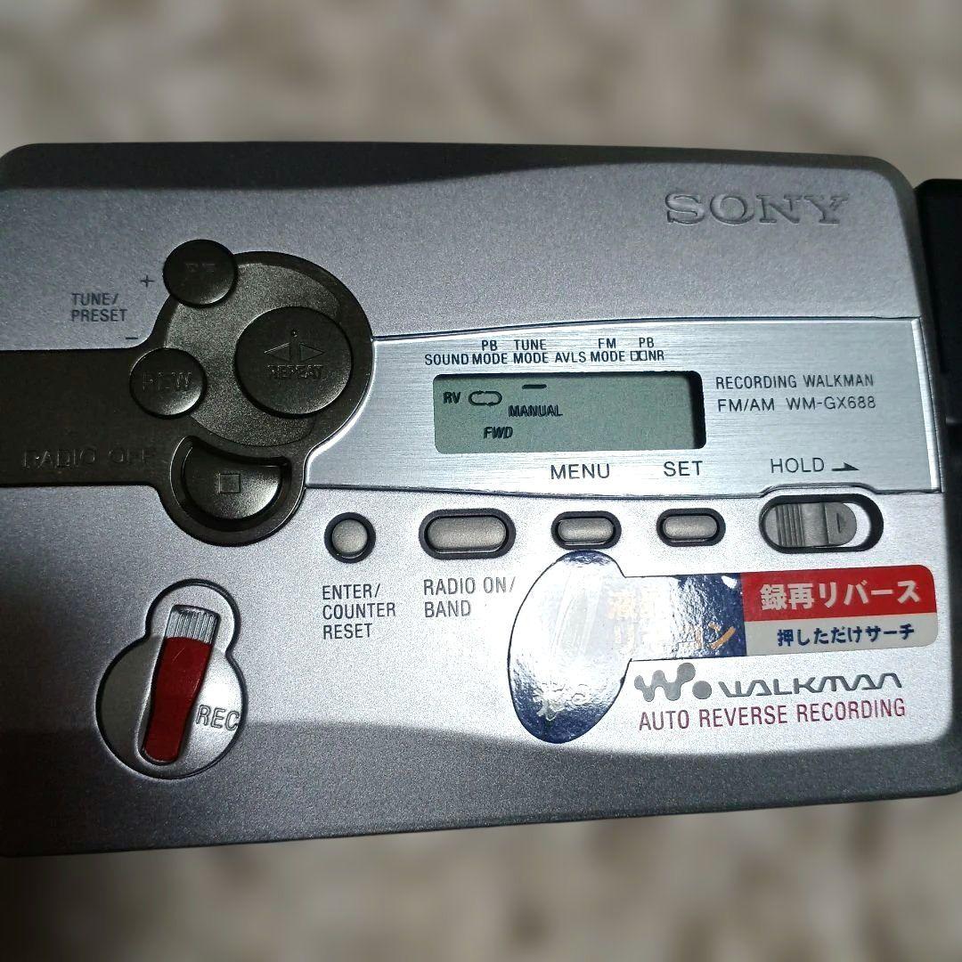 SONY カセットWALKMAN ソニーウォークマン　シルバー