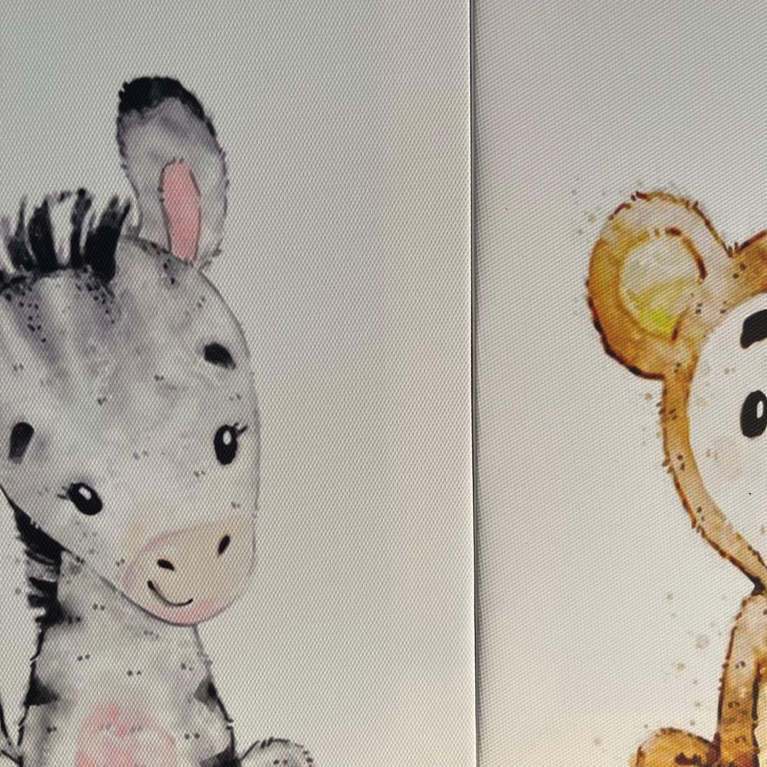 キャンバスプリントアート animals 絵画 額付き インテリア
