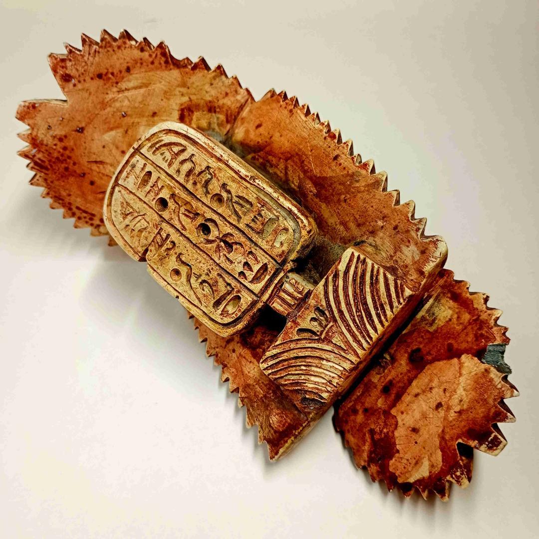 人面亀 ヒエログリフ 象形文字 ファラオ 復活 彫像 鉱石 古美術 安産 お守り