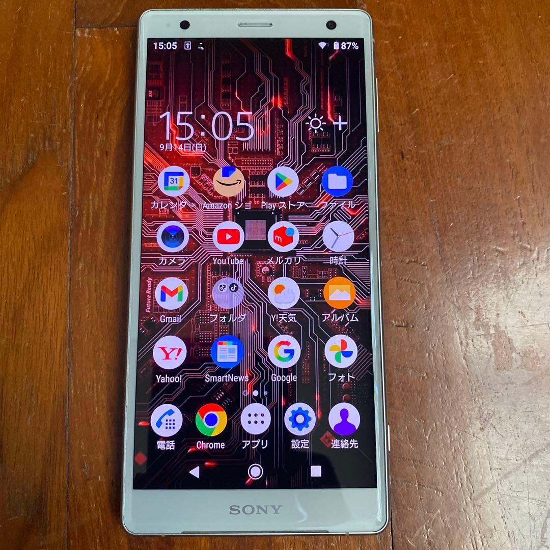 SONY Xperia SOV37シルバー au SIMフリー
