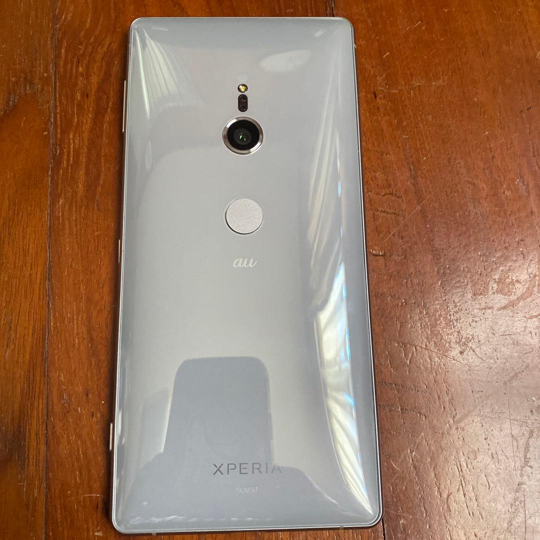 SONY Xperia SOV37シルバー au SIMフリー
