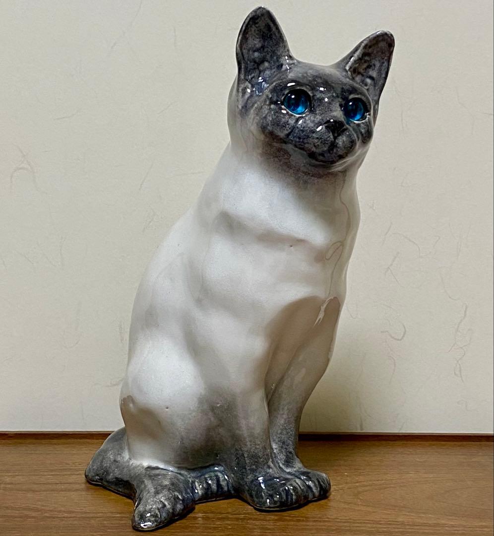 ウィンスタンレイキャット　ケンジントンキャット　寒色シャム猫　サイズ7　貫入無し