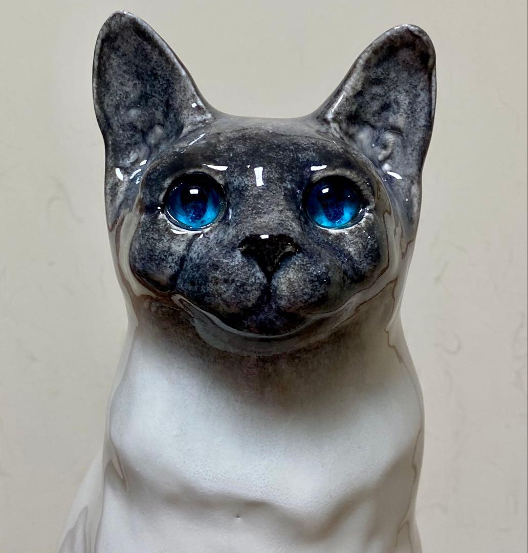 ウィンスタンレイキャット　ケンジントンキャット　寒色シャム猫　サイズ7　貫入無し