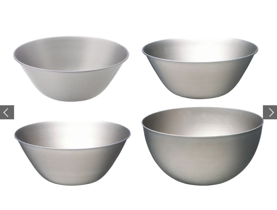 【新品未使用】柳宗理ステンレスボウルセット４点