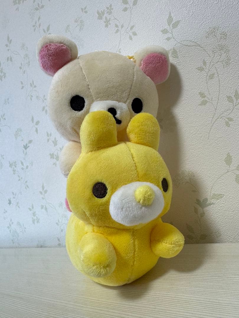 コリラックマ　あつめてぬいぐるみ　うさぎの風船　【ピンク・ブルー・イエロー】