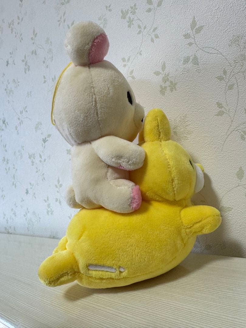 コリラックマ　あつめてぬいぐるみ　うさぎの風船　【ピンク・ブルー・イエロー】