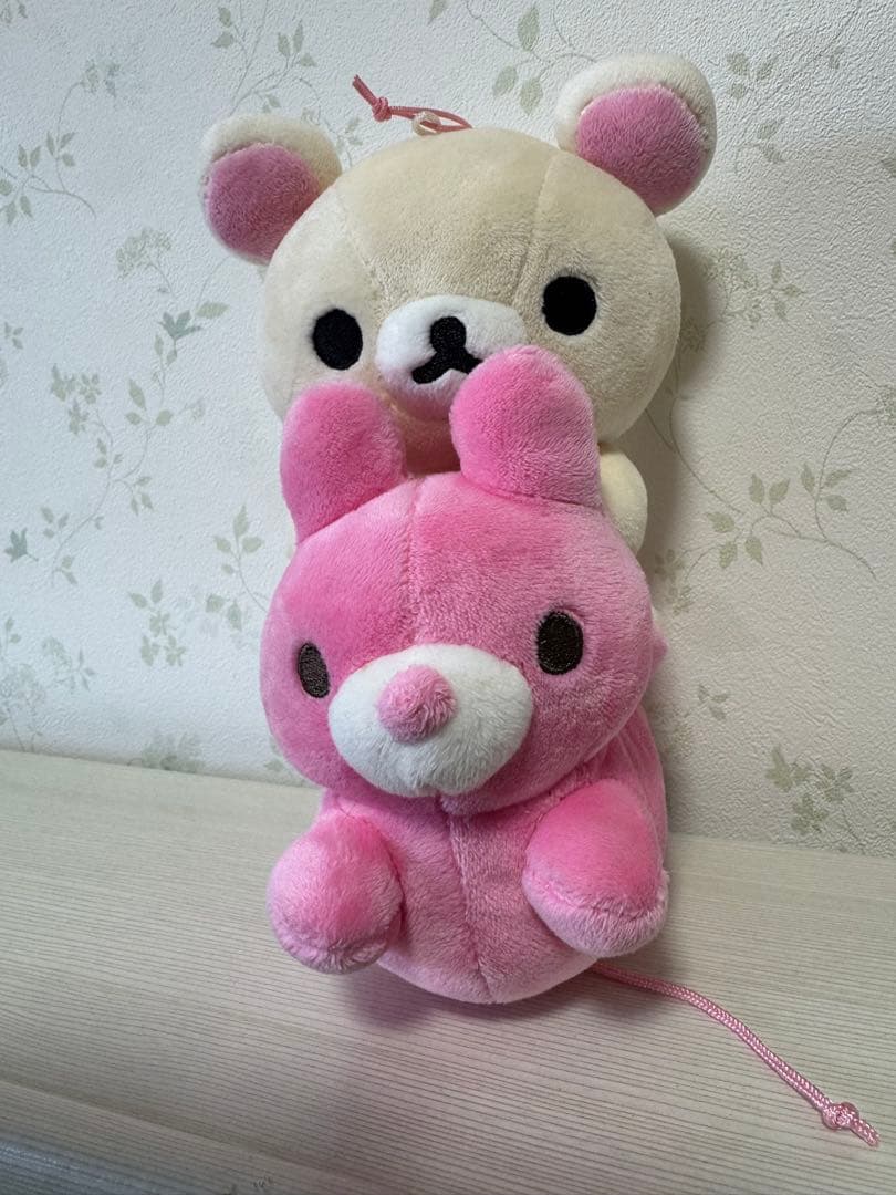 コリラックマ　あつめてぬいぐるみ　うさぎの風船　【ピンク・ブルー・イエロー】