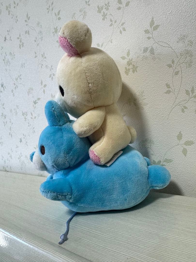 コリラックマ　あつめてぬいぐるみ　うさぎの風船　【ピンク・ブルー・イエロー】