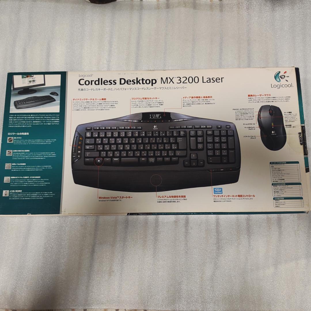キーボード Logicool Cordless Desktop MX3200 Laser