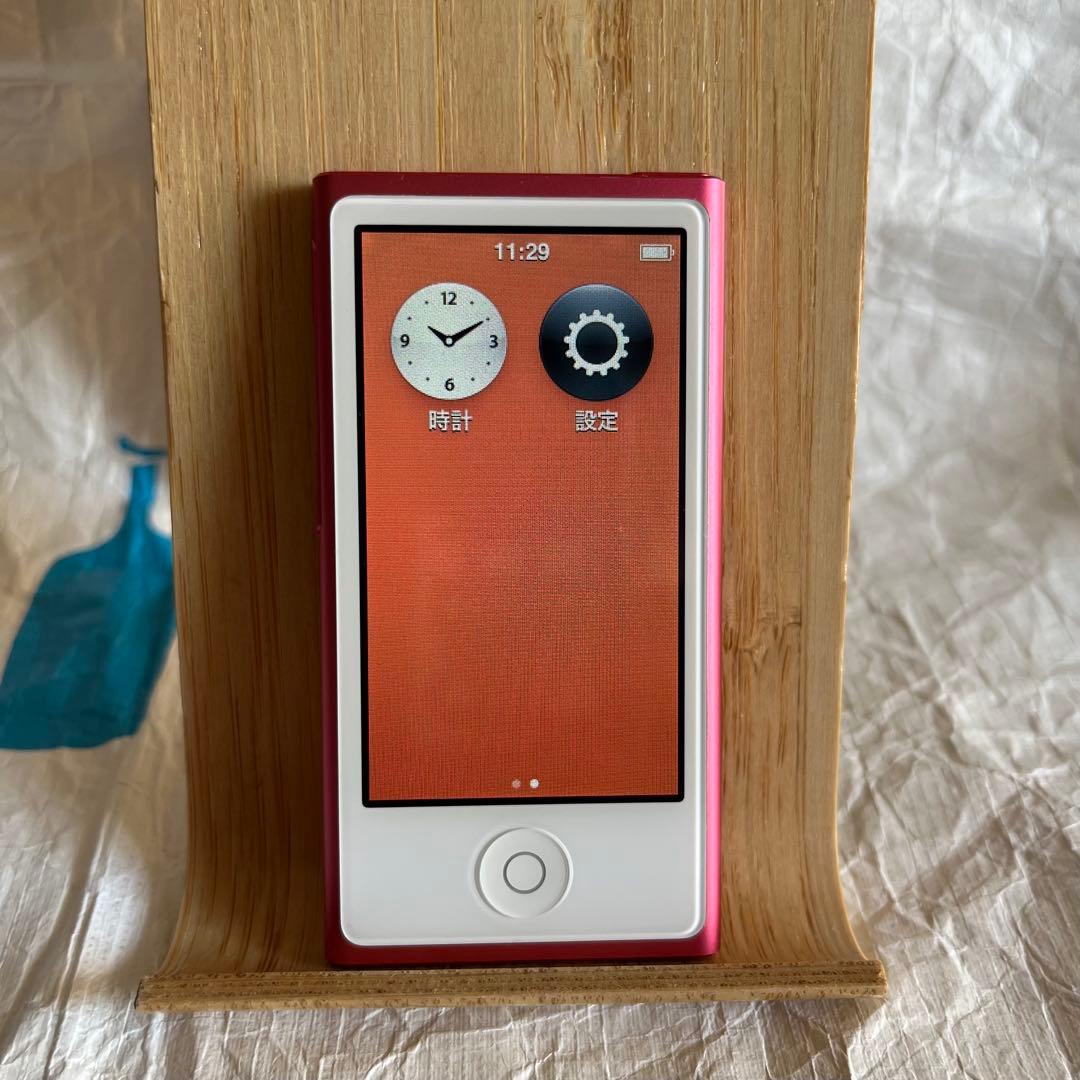 柑*須様 アップル iPod nano 第7世代 MD475J ピンク 16G