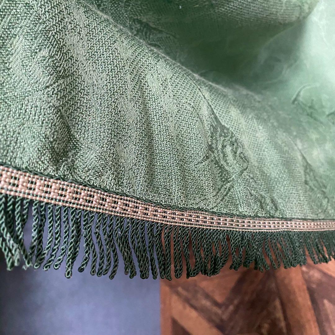 カーテン セット 緑 グリーン インテリア 昭和レトロ