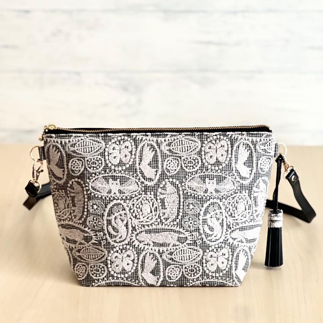 ★ミナペルホネン jungle reliefショルダーバッグMB602-123