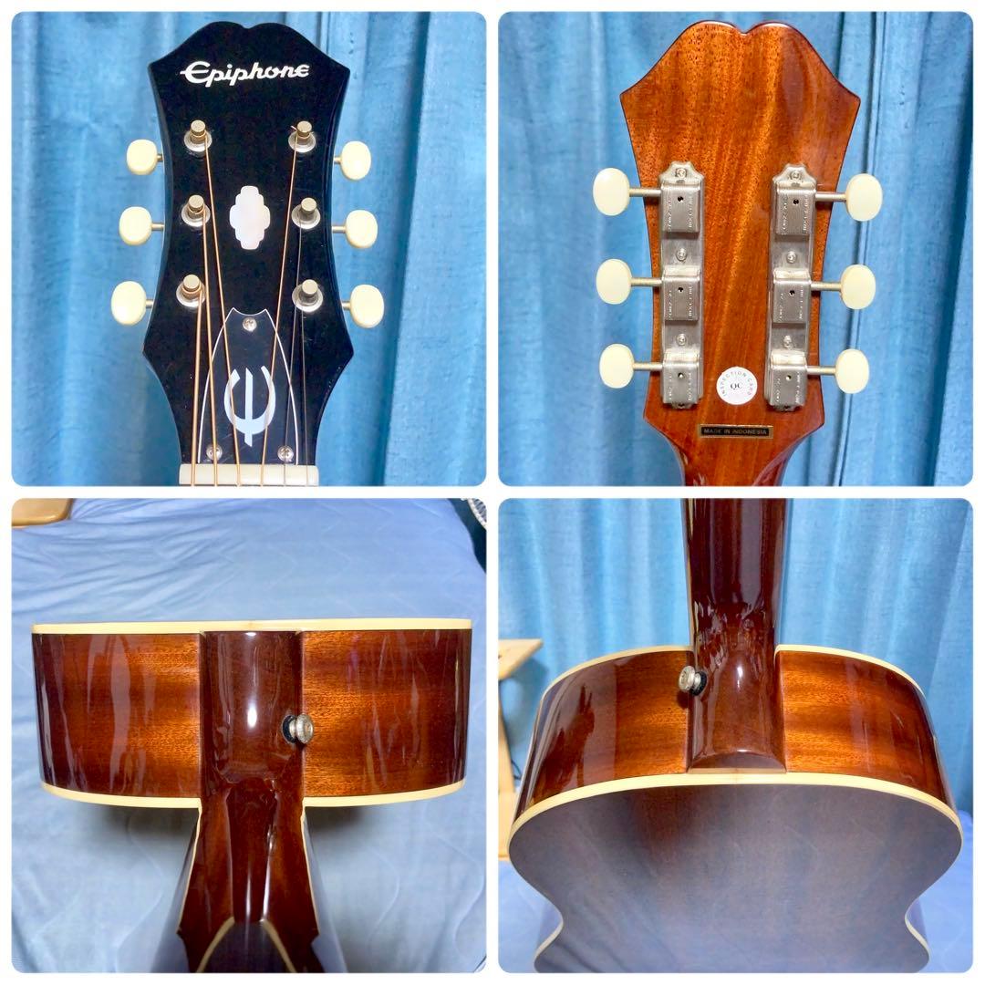 【エレアコ☆牛骨】Epiphone☆TEXAN☆テキサン【弾き易く調整☆新品弦】