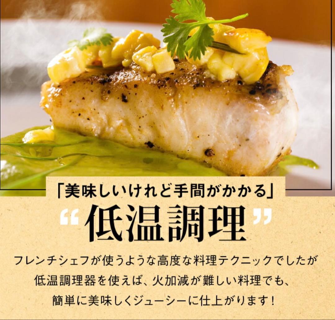 低温調理器　エンペラータマリン　1200W ダイエット　料理　新品　未使用