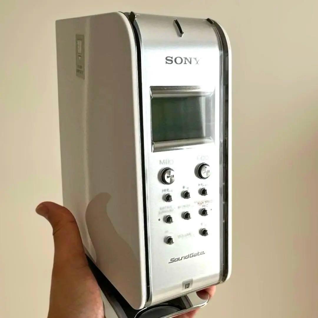 【極美品DE完動品】SONY MD CDミニコンポ LAM-Z05 ホワイト！