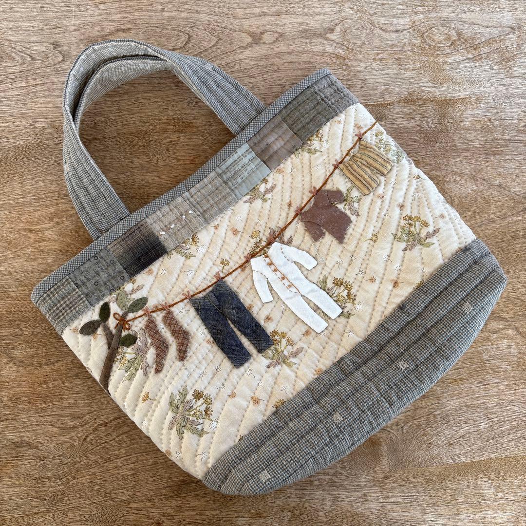 パッチワークキルト　リクエスト分トートバック　ハンドメイド