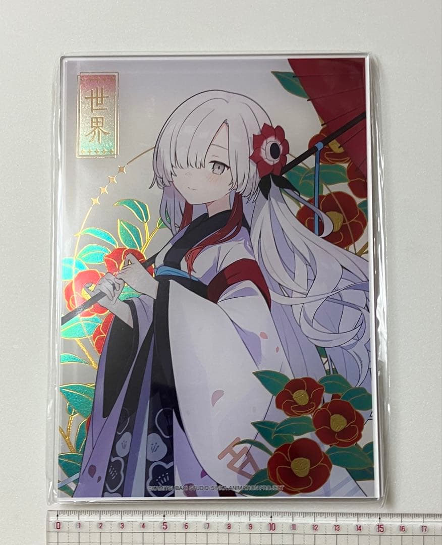 神神椿市建設中。キャラポップストア限定販売 箔入りアクリルプレート 夜河世界