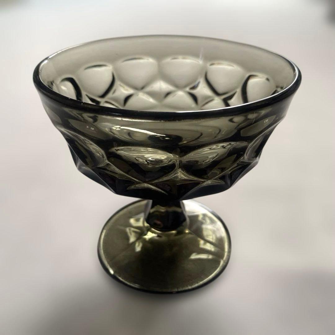 貴重　昭和レトロ　ガラス　デザート　フルーツ　アイスクリーム　器　皿