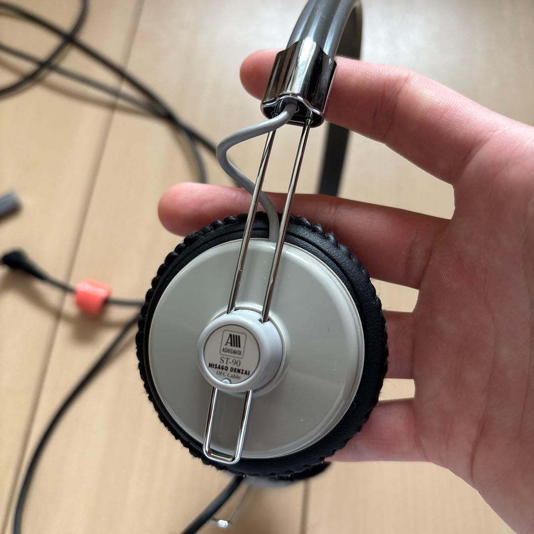 アシダ音響　有線ヘッドホン　ST-90 タイプcアダプタセット
