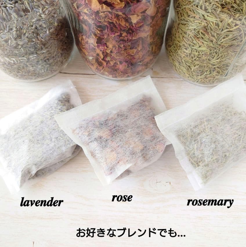 ちっちゃな巾着サシェ/詰替えタイプ【紫の花爛漫】