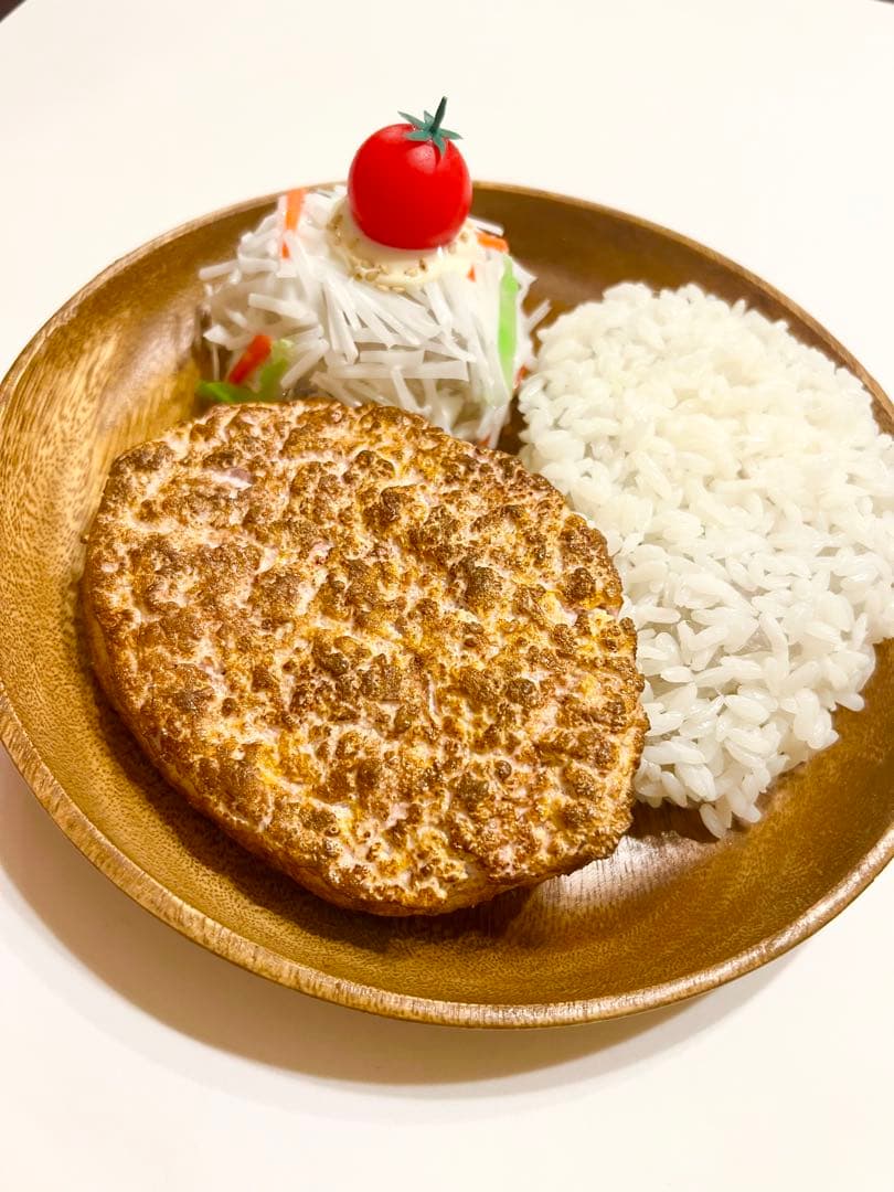 食品サンプル　レギュラーバーグディッシュM びっくりドンキー