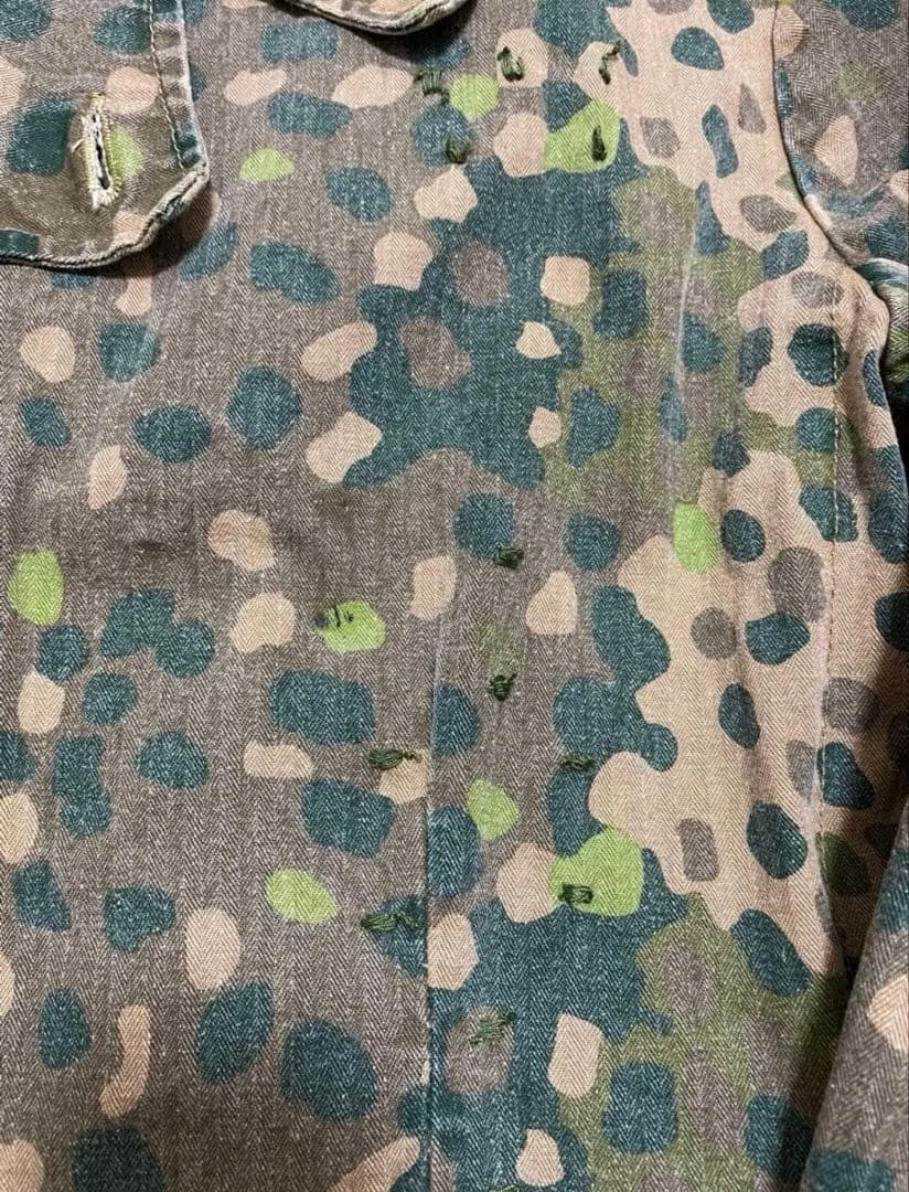 ww2 ドイツ軍 武装SS PZ 戦車兵 迷彩ジャケット M44 迷彩服 古着