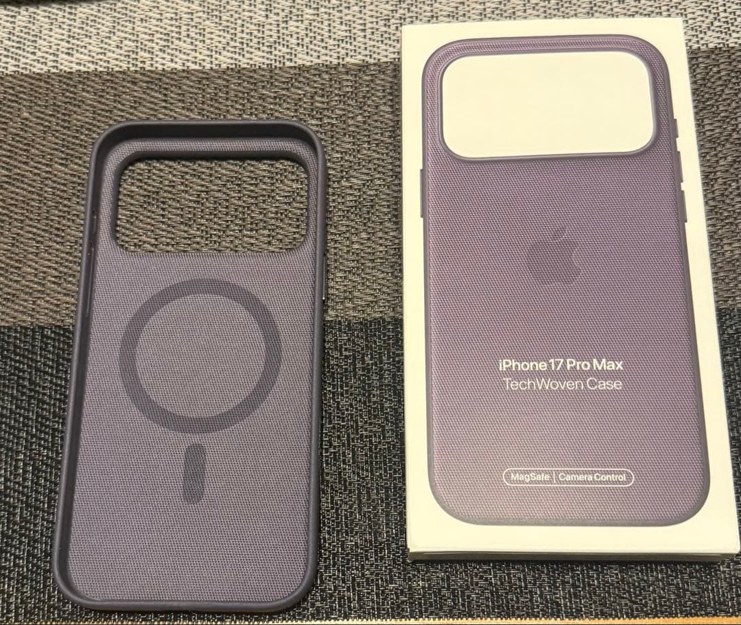 iPhone 17 Pro Max テックウーブンケース パープル