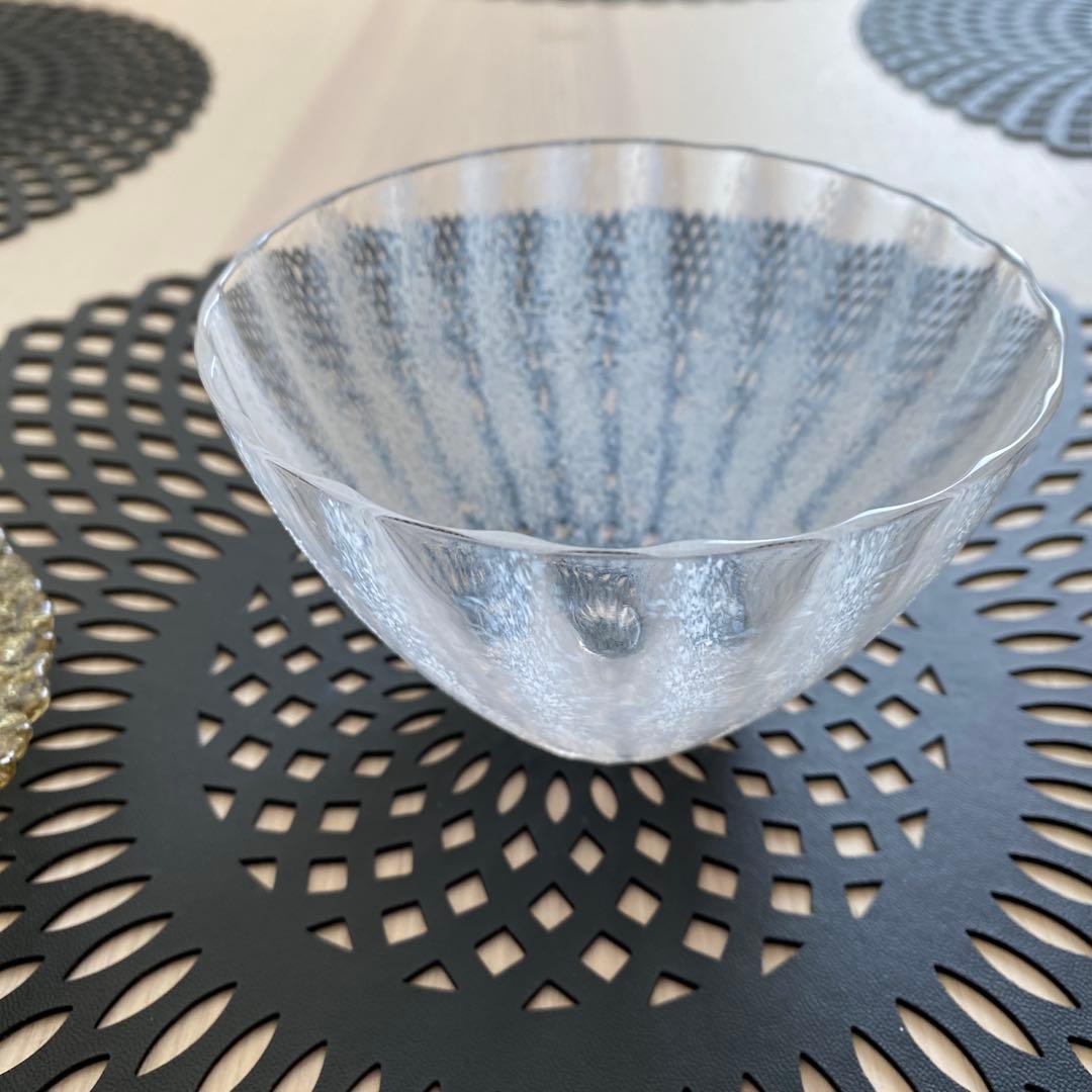 Sghr スガハラデザートカップ、波型デザイン