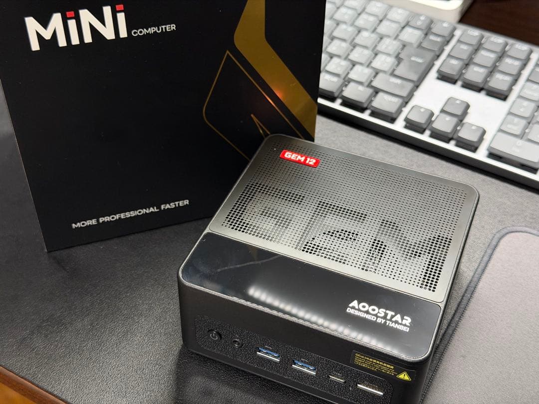 AOOSTAR ミニPC 16/512GB Ryzen 7 8745HS 美品
