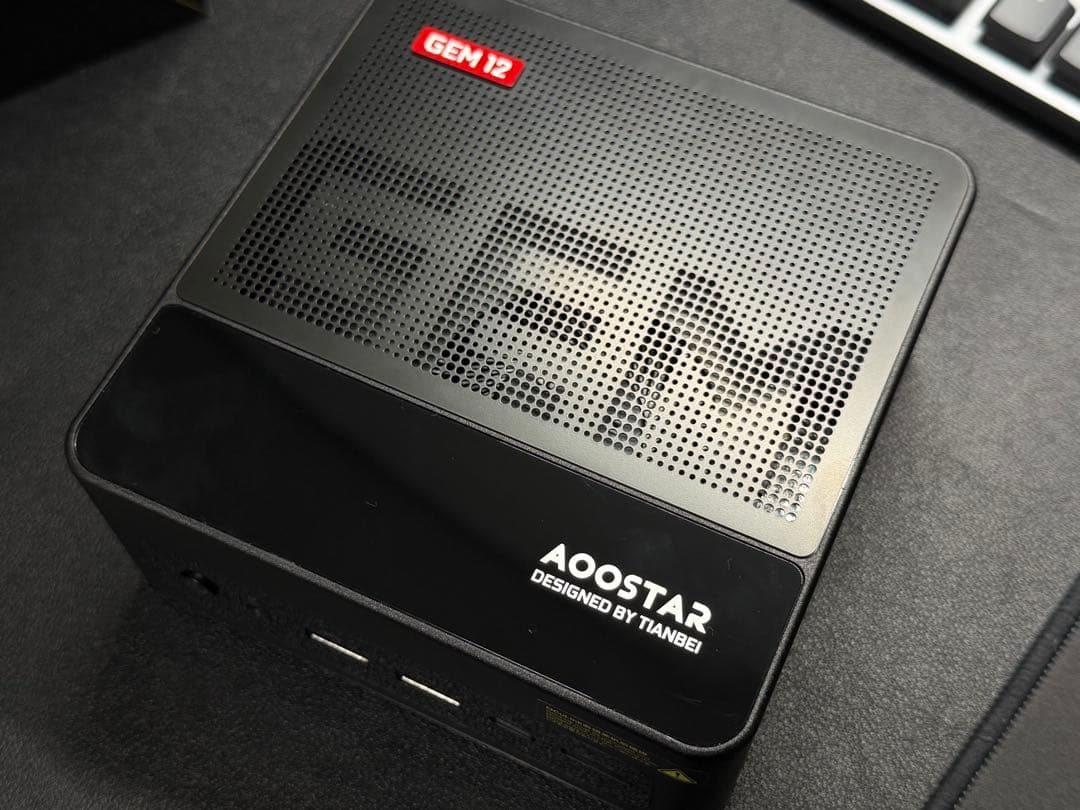 AOOSTAR ミニPC 16/512GB Ryzen 7 8745HS 美品