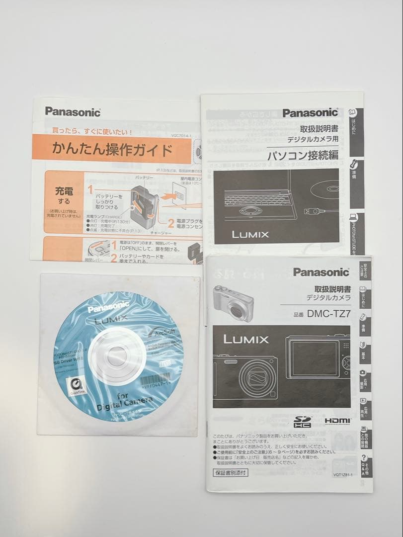 【動作品】Panasonic LUMIX DMC-TZ7 コンデジ