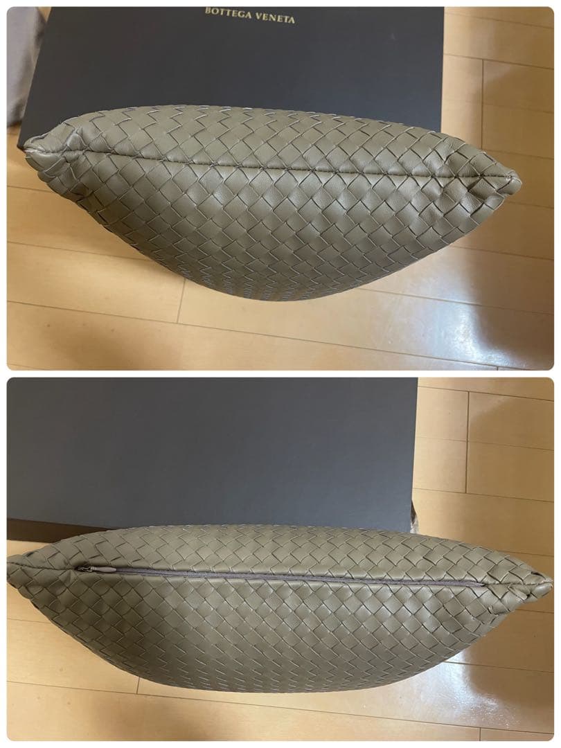 BOTTEGA VENETA イントレチャートクッション　レア　ブラウン系　美品