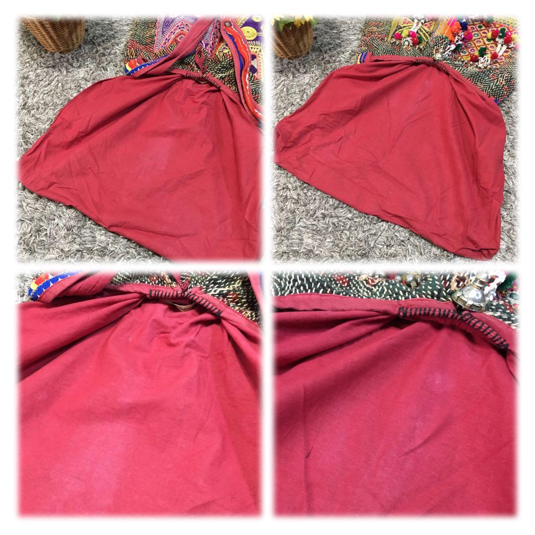 ne quittez pas ♫ 刺繍ショルダーバッグ 1点物 ヌキテパ