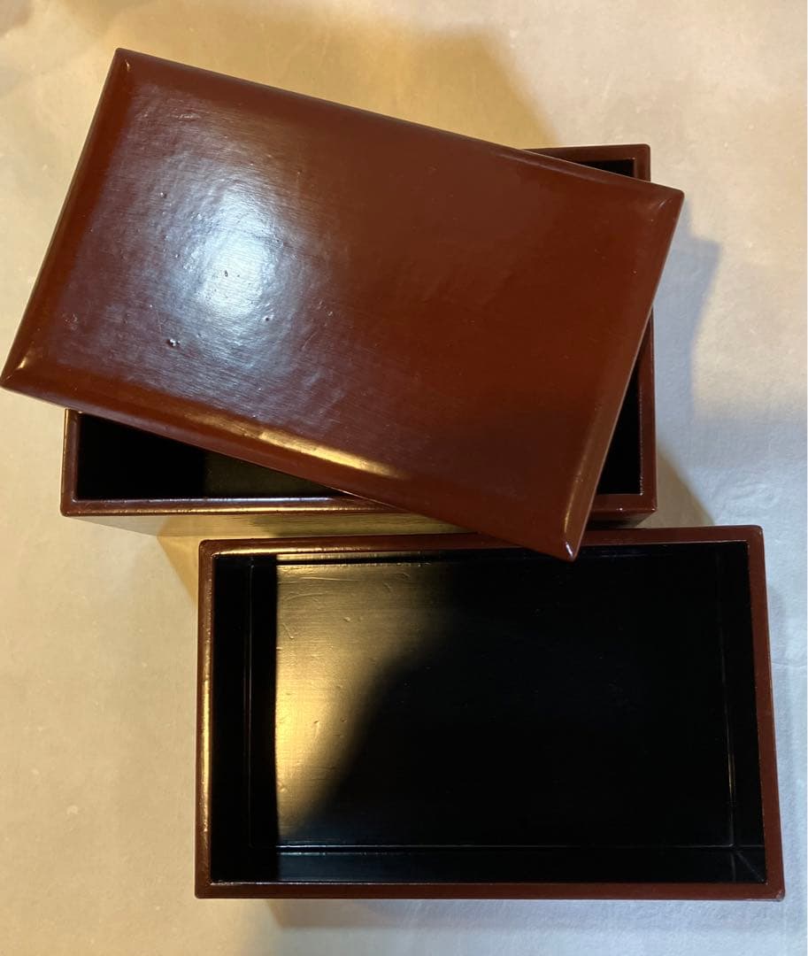 8寸弁当　　木製2段