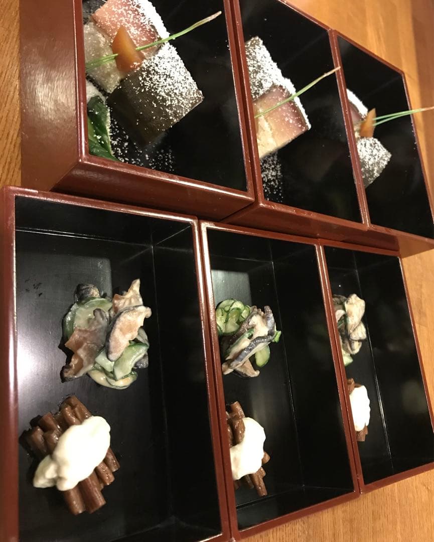 8寸弁当　　木製2段
