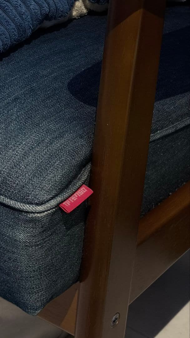 【値交渉可/世界に100台】カリモク60 × カイハラ コラボ デニム2シーター