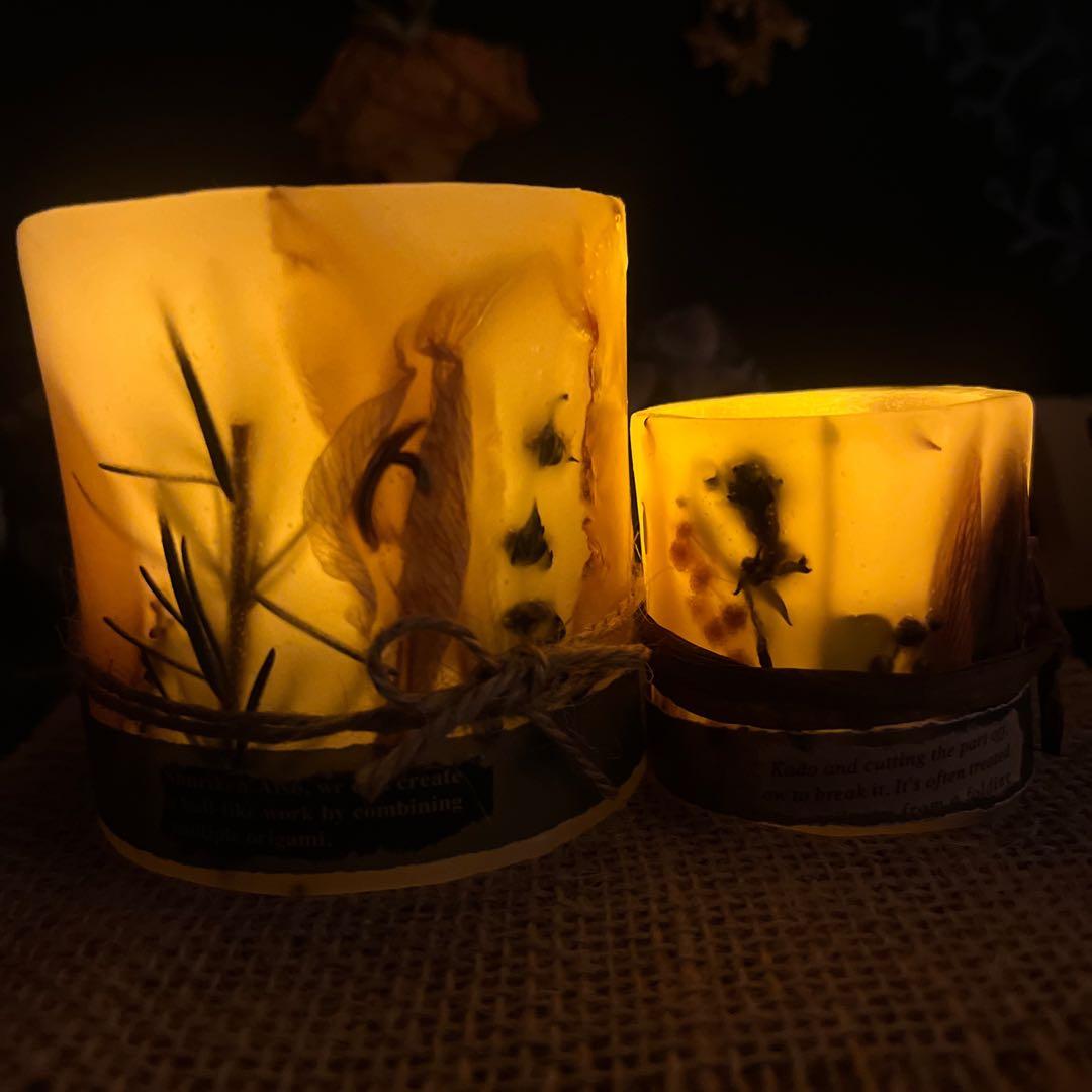 ㉚Fashionableボタニカルキャンドルホルダーset Ⅰ