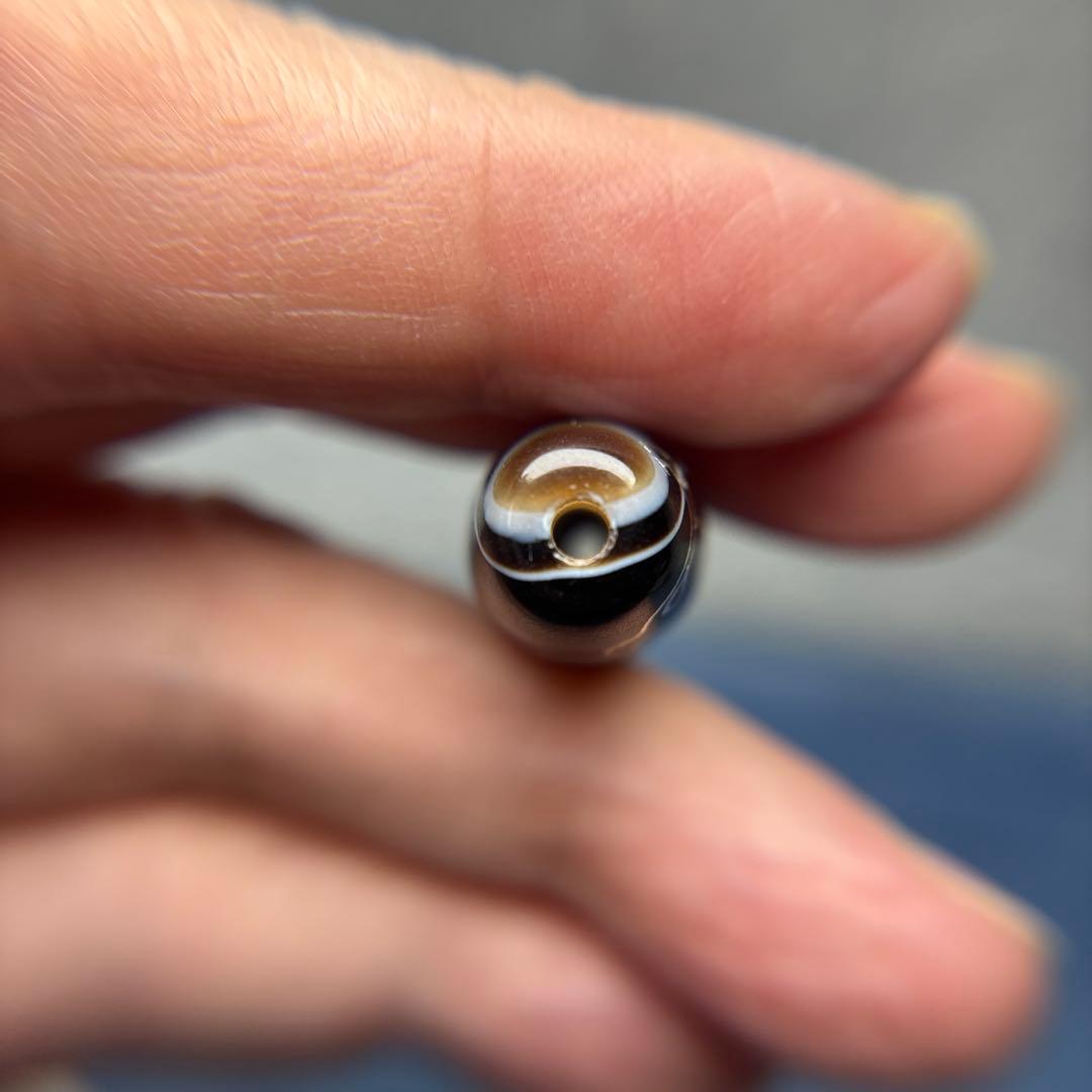 もんちゃん銀線鳳凰天珠　3-3